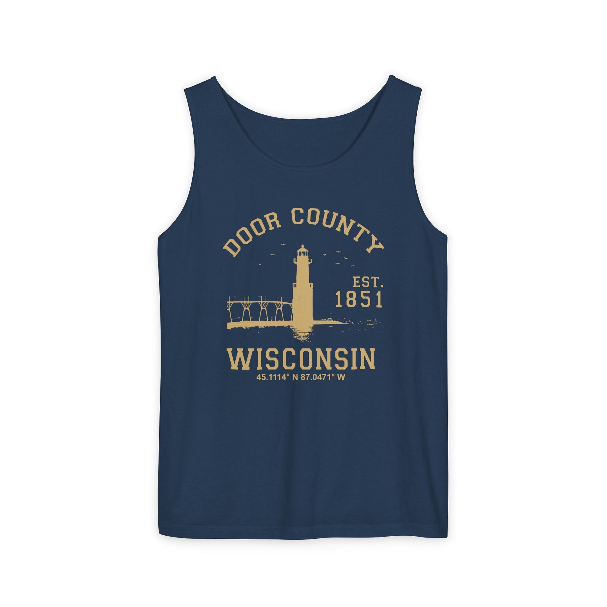 Door County Wisconsin Comfort Colors Tank Top