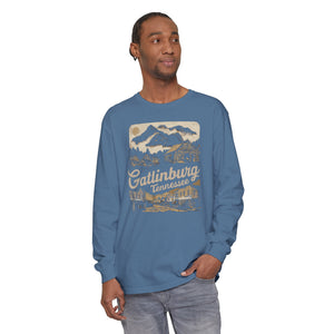 Gatlinburg Tennessee Great Smoky Mountains Comfort Colors Unisex Long Sleeve T-Shirt