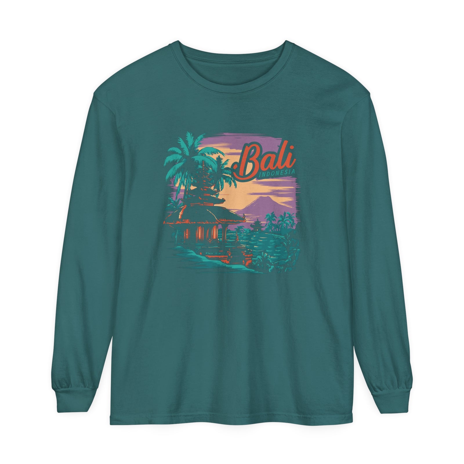 Bali Indonesia Comfort Colors Unisex Long Sleeve T-Shirt