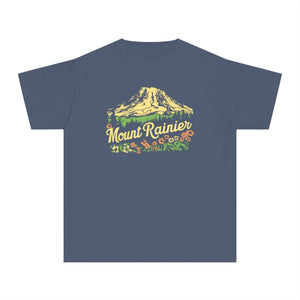 Mount Rainier Washington Comfort Colors Youth Kids T-Shirt