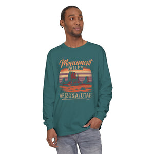 Monument Valley Arizona Utah Comfort Colors Unisex Long Sleeve T-Shirt