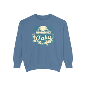 Oahu Hawaii Comfort Colors Unisex Sweatshirt