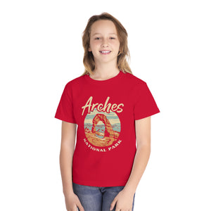 Arches National Park Moab Utah Comfort Colors Youth Kids T-Shirt