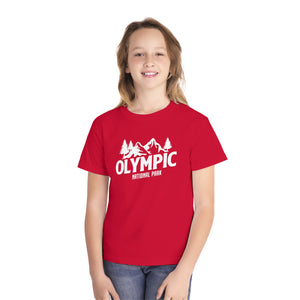 Olympic National Park Washington Comfort Colors Youth Kids T-Shirt