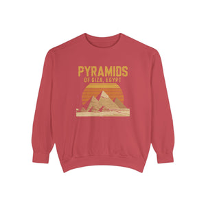 Pyramids of Giza Egypt Comfort Colors Unisex Sweatshirt