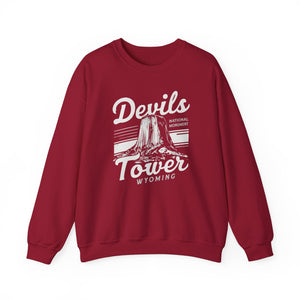 Devils Tower Wyoming Gildan Unisex Crewneck Sweatshirt