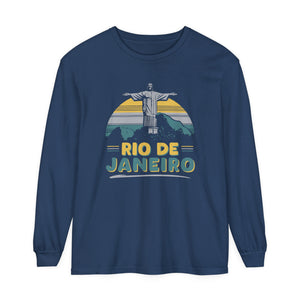 Rio de Janeiro Brazil Comfort Colors Unisex Long Sleeve T-Shirt