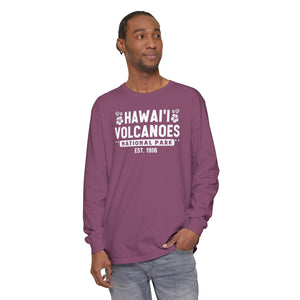 Hawaii Volcanoes National Park Hawaii Comfort Colors Unisex Long Sleeve T-Shirt
