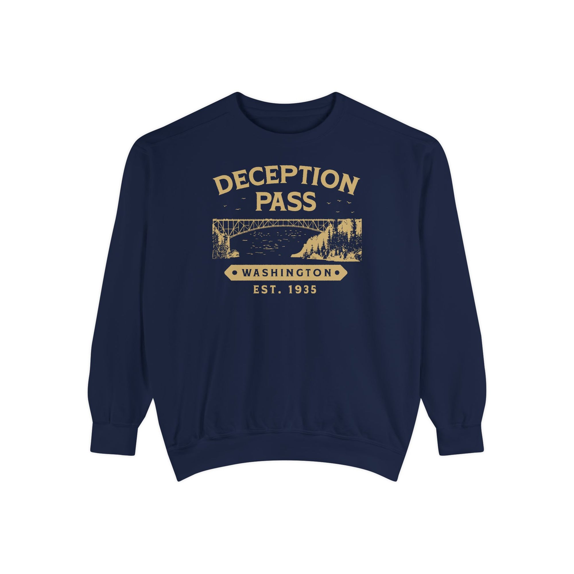 Deception Pass Washington Comfort Colors Unisex Sweatshirt