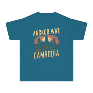 Angkor Wat Cambodia Comfort Colors Youth Kids T-Shirt