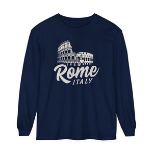 Rome Italy Comfort Colors Unisex Long Sleeve T-Shirt