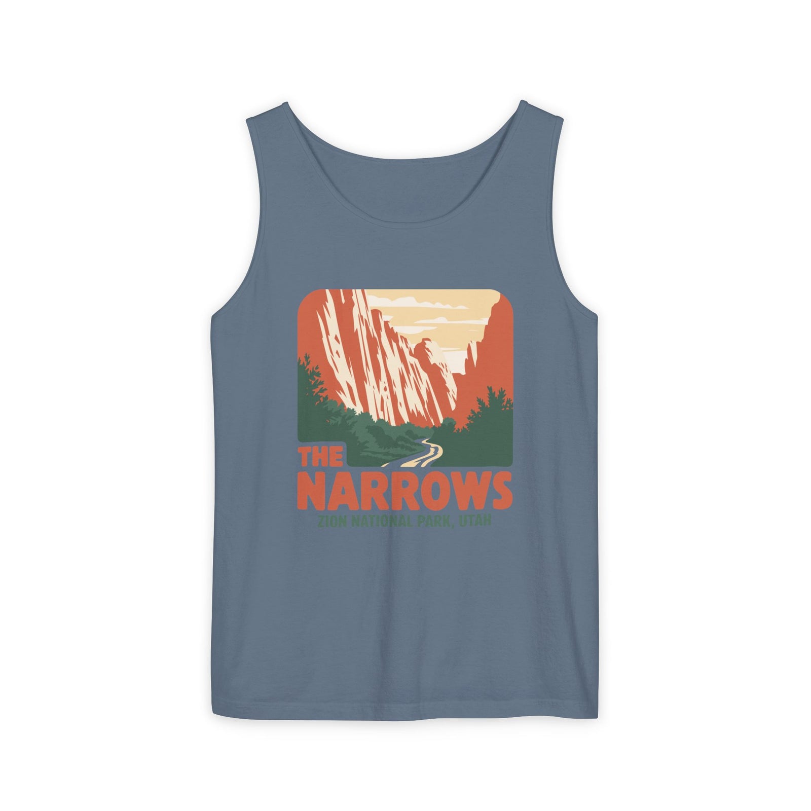 The Narrows Zion National Park Utah Comfort Colors Tank Top