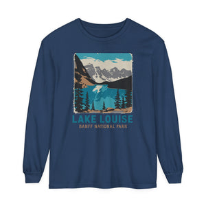 Lake Louise Banff National Park Alberta Comfort Colors Unisex Long Sleeve T-Shirt