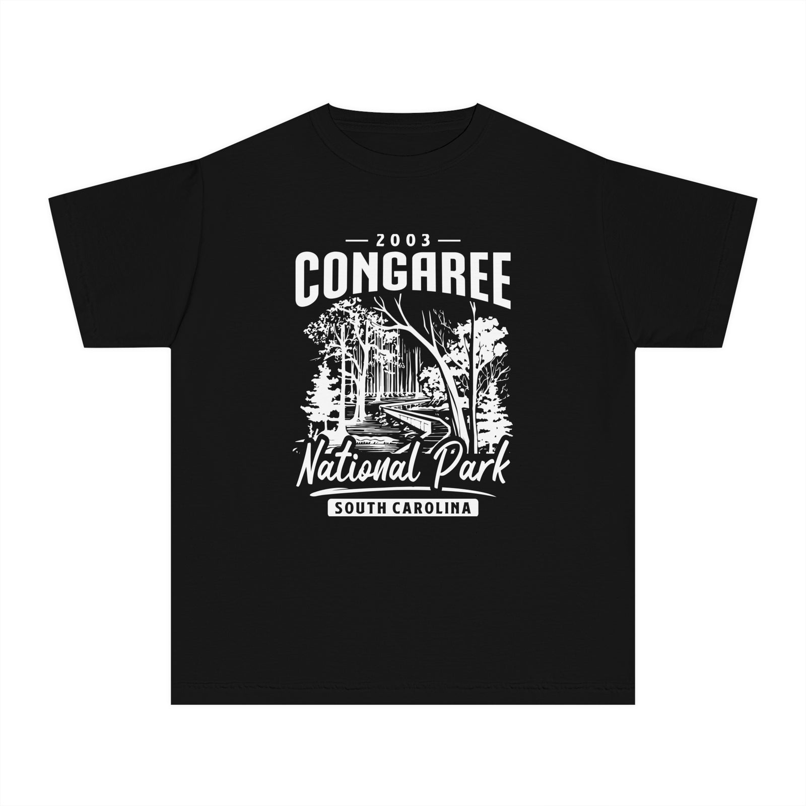 Congaree National Park South Carolina Comfort Colors Youth Kids T-Shirt