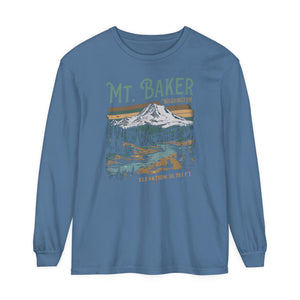 Mount Baker Washington Comfort Colors Unisex Long Sleeve T-Shirt