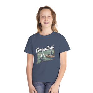Connecticut Comfort Colors Youth Kids T-Shirt