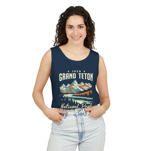 Grand Teton National Park Wyoming Comfort Colors Tank Top