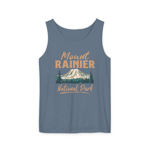 Mount Rainier National Park Washington Comfort Colors Tank Top