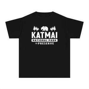 Katmai National Park Alaska Comfort Colors Youth Kids T-Shirt