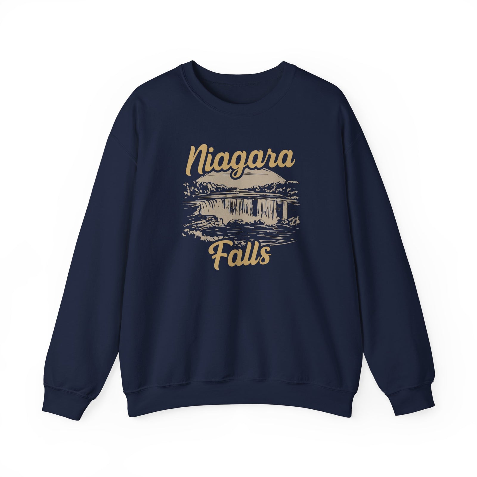 Niagara Falls New York Ontario Gildan Unisex Crewneck Sweatshirt