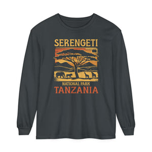 Serengeti Tanzania Comfort Colors Unisex Long Sleeve T-Shirt