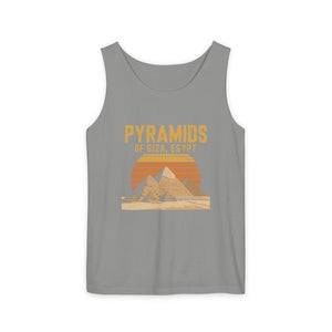 Pyramids of Giza Egypt Comfort Colors Tank Top