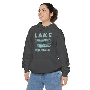 Lake McDonald Glacier National Park Montana Comfort Colors Unisex Hoodie