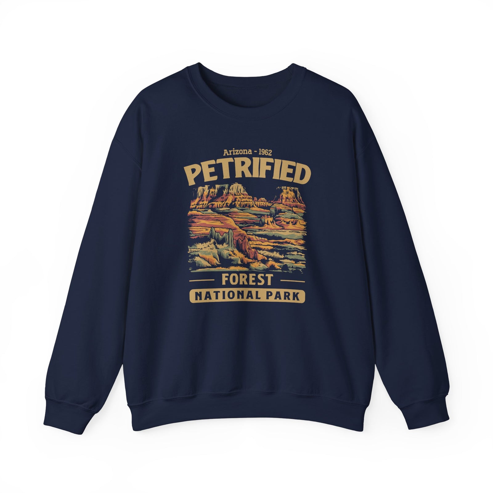 Petrified Forest National Park Arizona Gildan Unisex Crewneck Sweatshirt