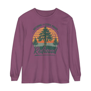 Redwood National Park California Comfort Colors Unisex Long Sleeve T-Shirt
