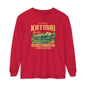 Katmai National Park Alaska Comfort Colors Unisex Long Sleeve T-Shirt