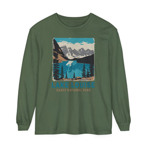 Lake Louise Banff National Park Alberta Comfort Colors Unisex Long Sleeve T-Shirt
