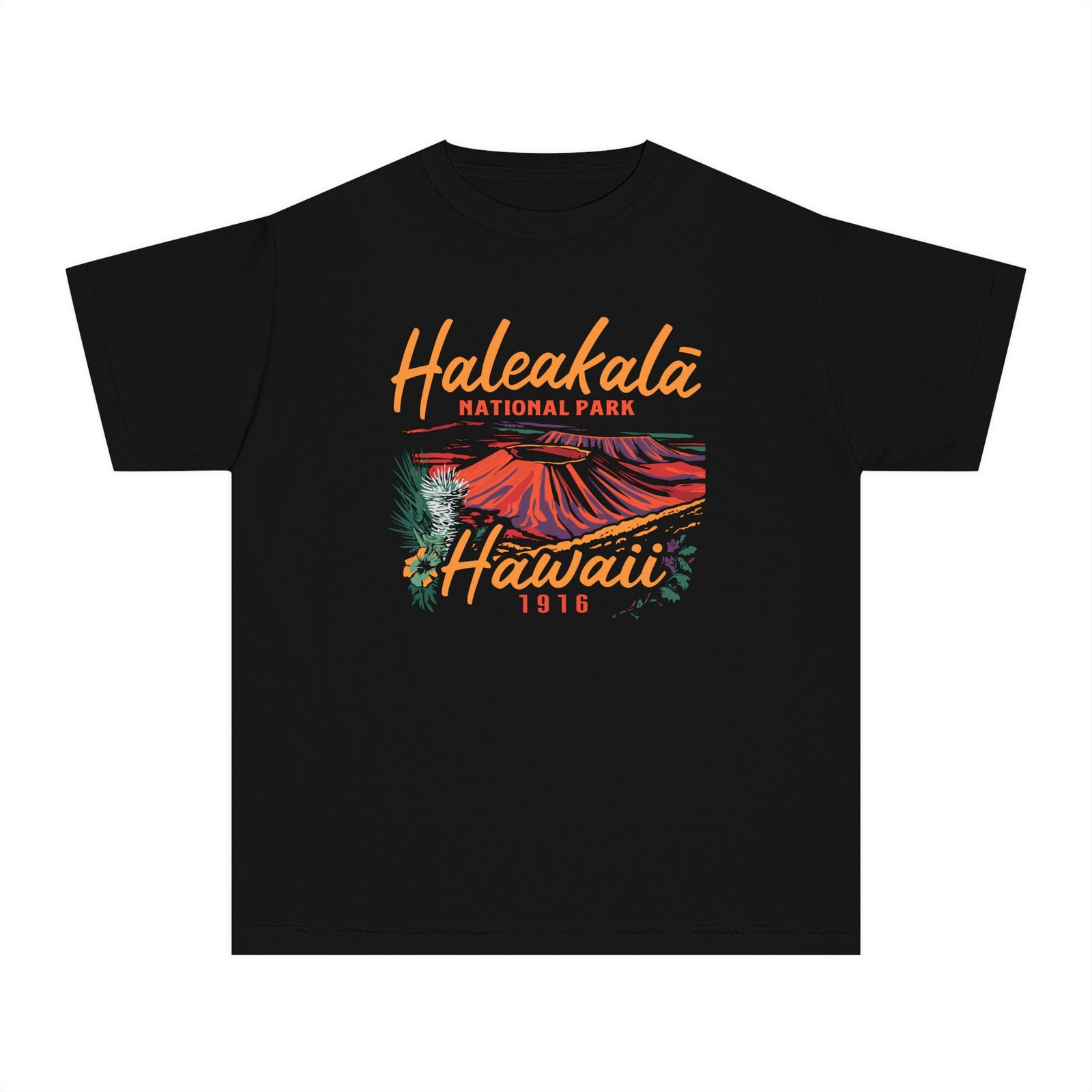 Haleakalā National Park Hawaii Comfort Colors Youth Kids T-Shirt
