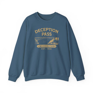 Deception Pass Washington Gildan Unisex Crewneck Sweatshirt