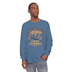 Luray Caverns Virginia Comfort Colors Unisex Long Sleeve T-Shirt