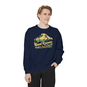 Mount Rainier Washington Comfort Colors Unisex Sweatshirt