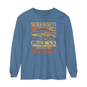Serengeti Tanzania Comfort Colors Unisex Long Sleeve T-Shirt