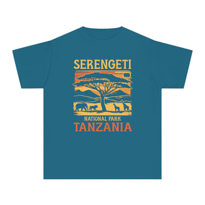 Serengeti Tanzania Comfort Colors Youth Kids T-Shirt