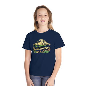 Mount Rainier Washington Comfort Colors Youth Kids T-Shirt