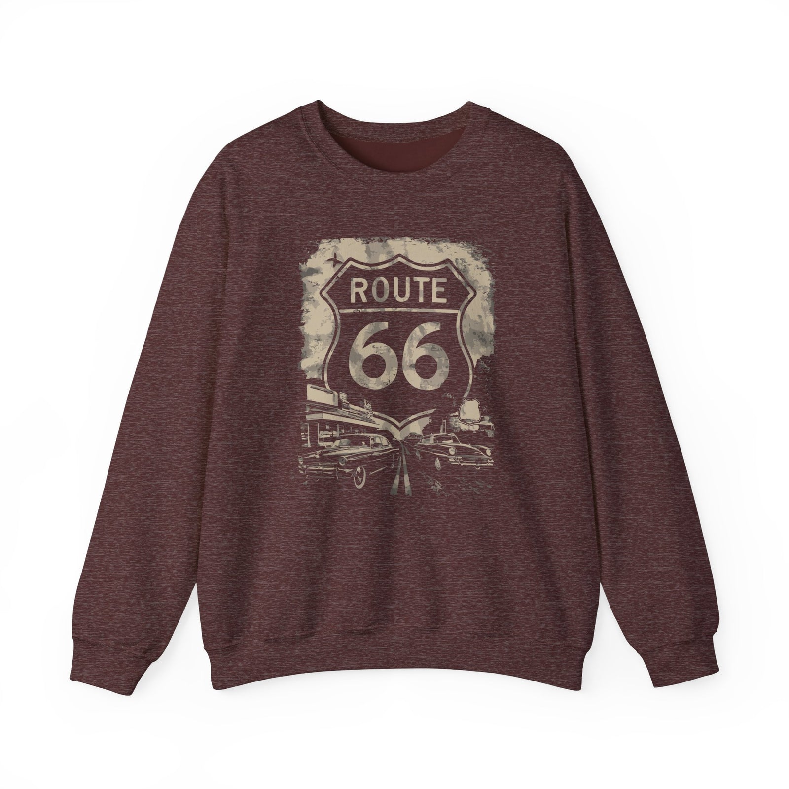 Route 66 USA Gildan Unisex Crewneck Sweatshirt