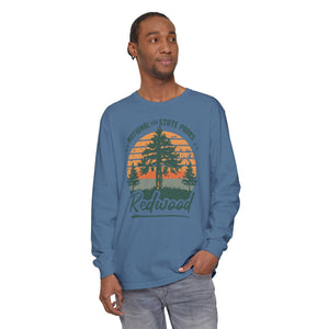 Redwood National Park California Comfort Colors Unisex Long Sleeve T-Shirt