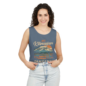Mount Kilimanjaro Tanzania Comfort Colors Tank Top