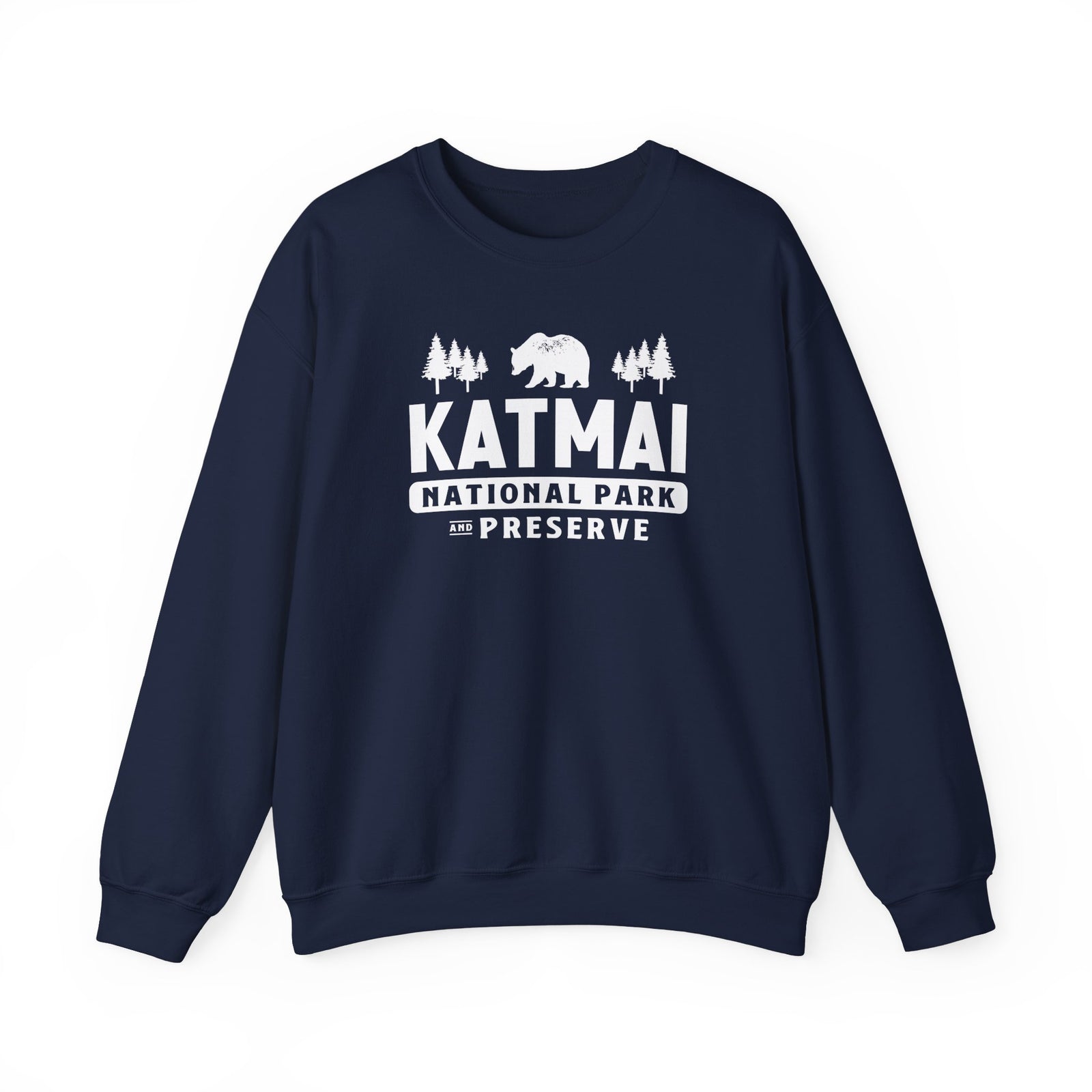 Katmai National Park Alaska Gildan Unisex Crewneck Sweatshirt