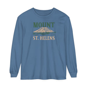 Mount St. Helens Washington Comfort Colors Unisex Long Sleeve T-Shirt