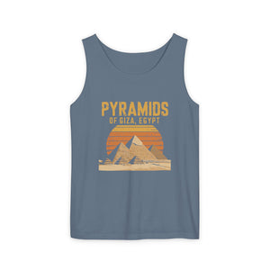 Pyramids of Giza Egypt Comfort Colors Tank Top