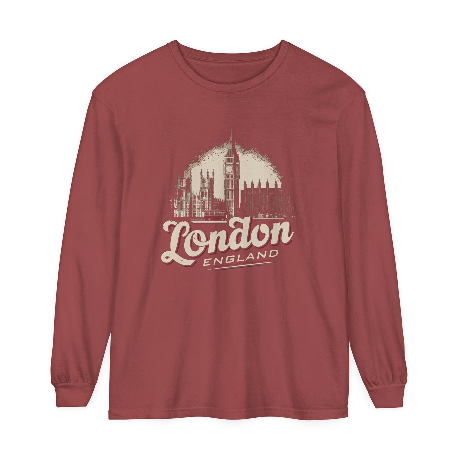 London United Kingdom Comfort Colors Unisex Long Sleeve T-Shirt