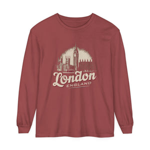London United Kingdom Comfort Colors Unisex Long Sleeve T-Shirt