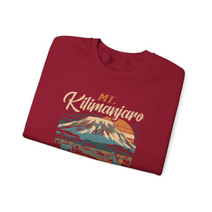 Mount Kilimanjaro Tanzania Gildan Unisex Crewneck Sweatshirt