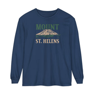 Mount St. Helens Washington Comfort Colors Unisex Long Sleeve T-Shirt