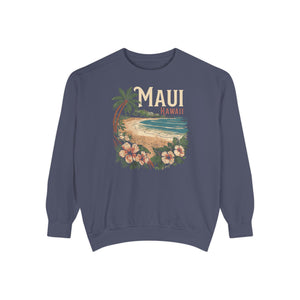 Maui Hawaii Comfort Colors Unisex Sweatshirt