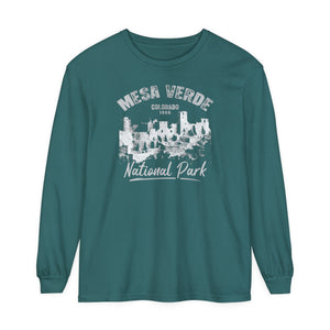 Mesa Verde National Park Colorado Comfort Colors Unisex Long Sleeve T-Shirt
